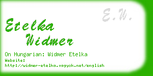 etelka widmer business card